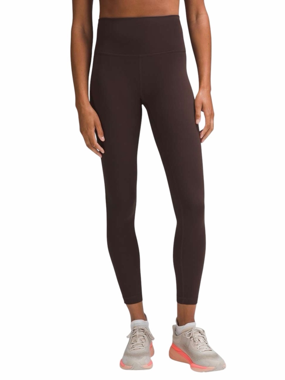 Lululemon Wunder Train High-Rise Leggings 25" Espresso Brown Everlux Sz 12